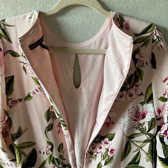 White House black market dress. Floral. Size 6. - Picture 7 of 9